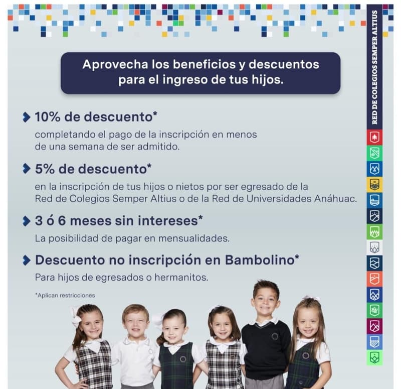 Beneficios para estudiar en Colegio Cumbres Oaxaca